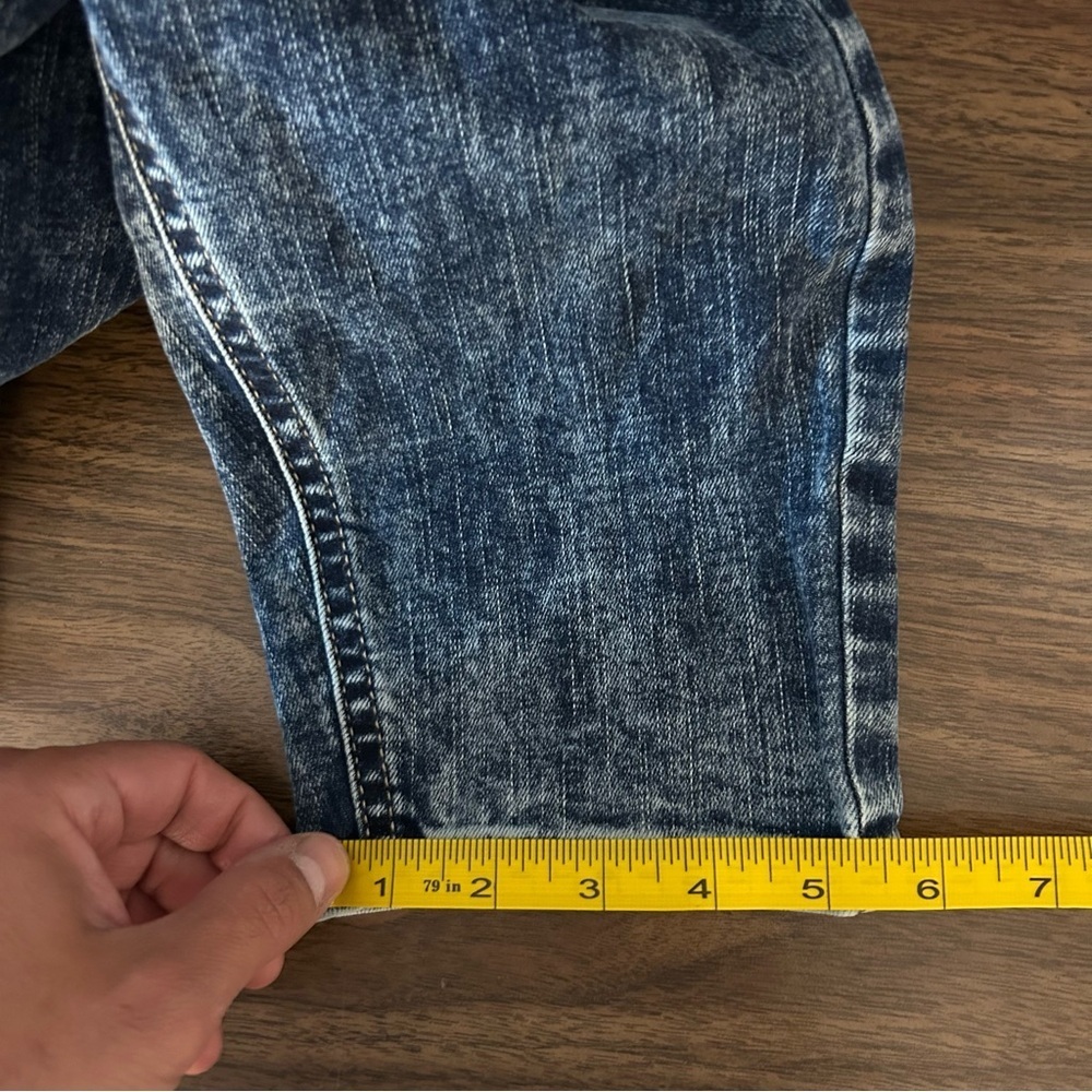 90s Retro Acid Wash Skinny Jeans - Frankie & Stella Plus Size 26W ❤️ - Picture 11 of 11